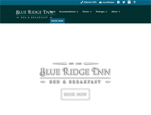 Tablet Screenshot of blueridgeinnbandb.com
